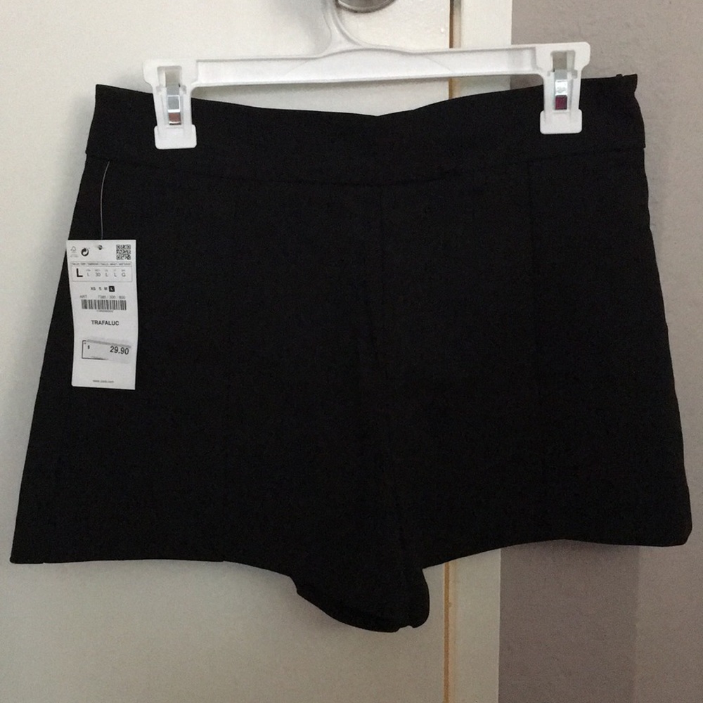 Zara black shorts